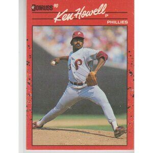 Ken Howell 1990 Donruss Error / No dot after INC.